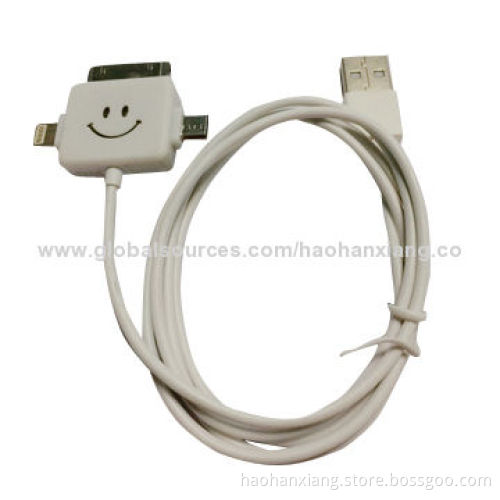 3-in-1 Cable, Available in White